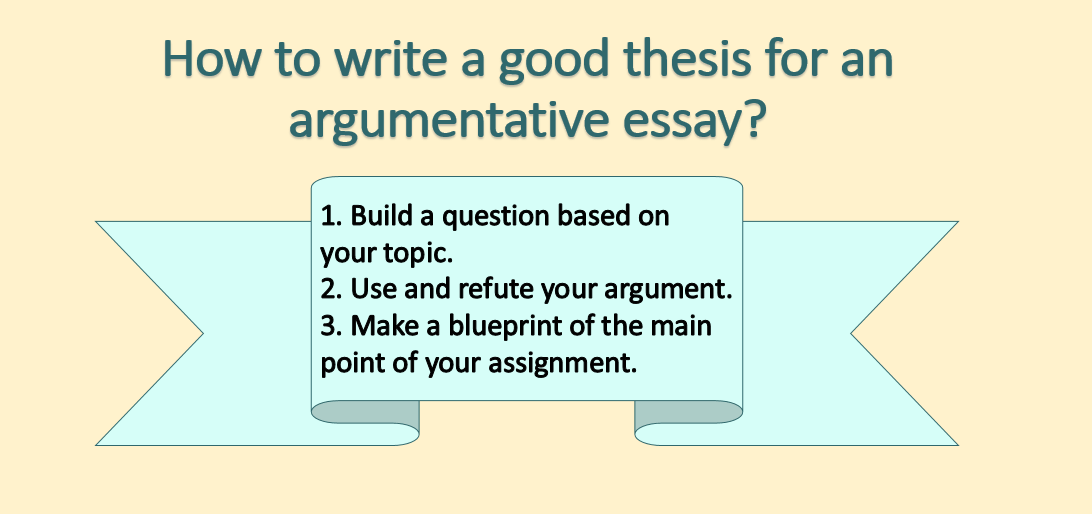 a good thesis for an argumentative essay